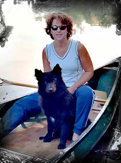 Badji, Rhonda & CeLynn canoeing